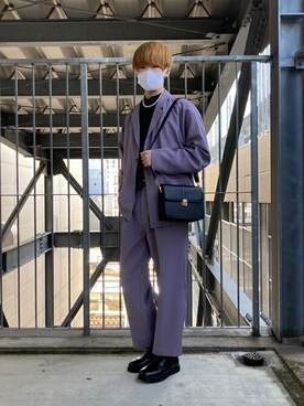 「WEGO（ウィゴー）のアイテム（シューズ）」を使った、WEGOさん（メンズ・165cm）の春コーディネート