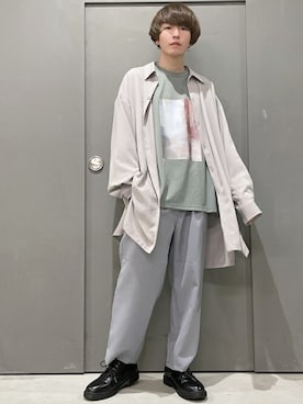 「WEGO（ウィゴー）のアイテム（シューズ）」を使った、WEGOさん（メンズ・166cm）の春コーディネート