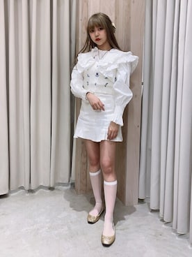 「WC（ダブル シー）のアイテム（その他トップス）」を使った、WEGOさん（レディース・150cm）の春コーディネート