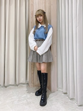 「WC（ダブル シー）のアイテム（ワンピース/ドレス）」を使った、WEGOさん（レディース・150cm）の春コーディネート