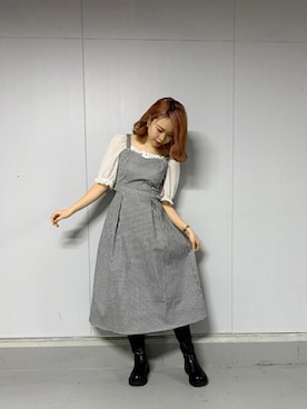 「WC（ダブル シー）のアイテム（ワンピース/ドレス）」を使った、WEGOさん（レディース・168cm）の春コーディネート