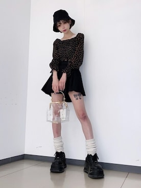 「レースタンクトップ」｜WEGOさん（レディース・155cm）の春コーディネート