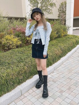 「WC（ダブル シー）のアイテム（アンサンブル）」を使った、WEGOさん（レディース・150cm）の春コーディネート