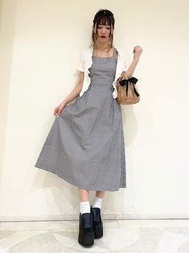 「WC（ダブル シー）のアイテム（ワンピース/ドレス）」を使った、WEGOさん（レディース・161cm）の春コーディネート