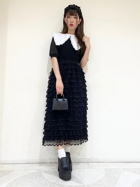 「WC（ダブル シー）のアイテム（ワンピース/ドレス）」を使った、WEGOさん（レディース・161cm）の春コーディネート