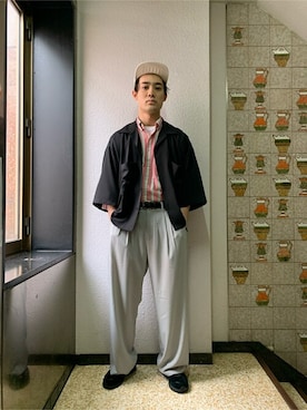 WEGOさん（メンズ・177cm）の春コーディネート