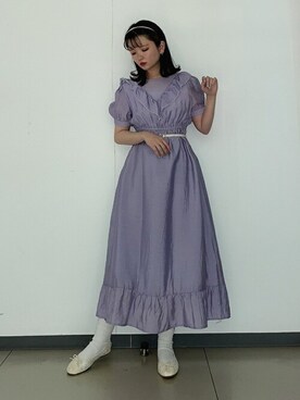 「WEGO（ウィゴー）のアイテム（バレエシューズ）」を使った、WEGOさん（レディース・152cm）の春コーディネート