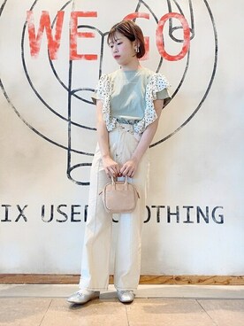 「WEGO（ウィゴー）のアイテム（バレエシューズ）」を使った、WEGOさん（レディース・162cm）の春コーディネート