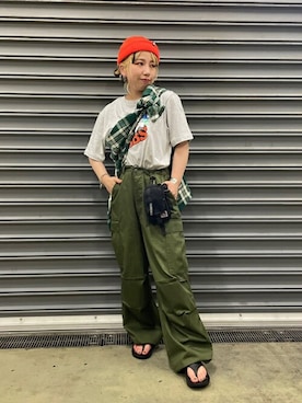 「DC（ディーシー）のアイテム」を使った、WEGOさん（レディース・152cm）の春コーディネート