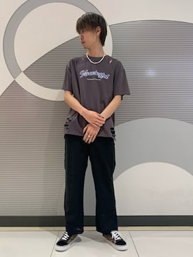 「WEGO（ウィゴー）のアイテム（シューズ）」を使った、WEGOさん（メンズ・176cm）の春コーディネート