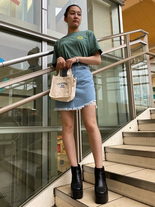 セール】WEGO/ダメージミニスカート（デニムスカート）｜WEGO