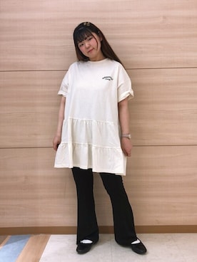 「WEGO（ウィゴー）のアイテム（バレエシューズ）」を使った、WEGOさん（レディース・153cm）の春コーディネート