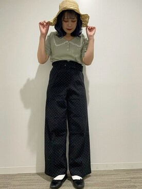 「WEGO（ウィゴー）のアイテム（バレエシューズ）」を使った、WEGOさん（レディース・158cm）の春コーディネート