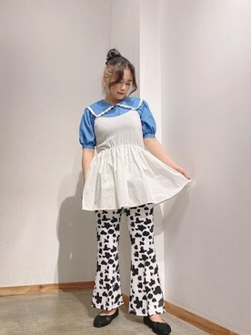 「WEGO（ウィゴー）のアイテム（バレエシューズ）」を使った、WEGOさん（レディース・162cm）の春コーディネート