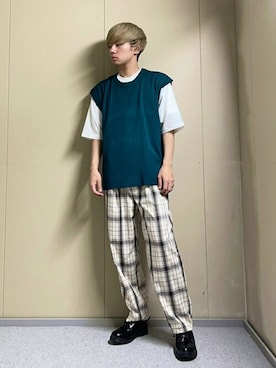 「WEGO（ウィゴー）のアイテム（シューズ）」を使った、WEGOさん（メンズ・171cm）の夏コーディネート