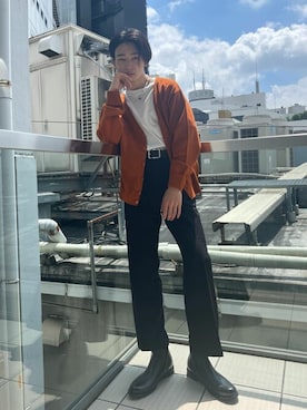 「WEGO（ウィゴー）のアイテム（ブーツ）」を使った、WEGOさん（メンズ・180cm）の夏コーディネート