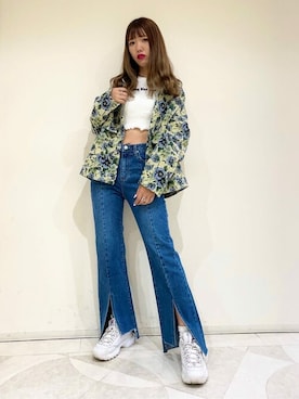 「WC（ダブル シー）のアイテム（ブルゾン）」を使った、WEGOさん（レディース・161cm）の秋コーディネート