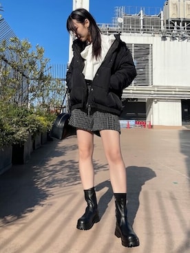 「WEGO（ウィゴー）のWEGO/ワイドカチューシャ（カチューシャ）」を使った、WEGOさん（レディース・161cm）の秋コーディネート