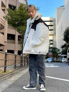 Wego ウィゴー の Wego グラフィックロゴベストドッキングパーカー パーカー Wear