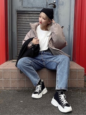 WEGOさん（レディース・156cm）の冬コーディネート