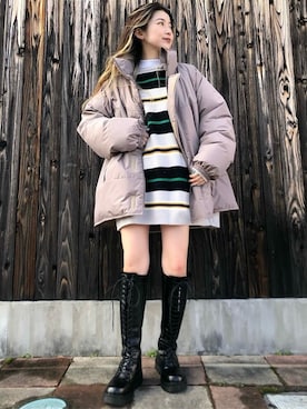 WEGOさん(レディース・160cm)の冬コーディネート