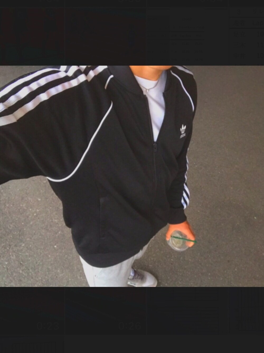 「校外学習、シンプル、プチプラ、春コーデ、アトランティックスターズ、GU」｜「adidas Originalsの【adidasOriginals】SST TRACK TOP CW1256/CW1258（ブルゾン、ブラック系）」を使った、サトシさん（メンズ・174cm）の春コーディネートの1枚目の写真