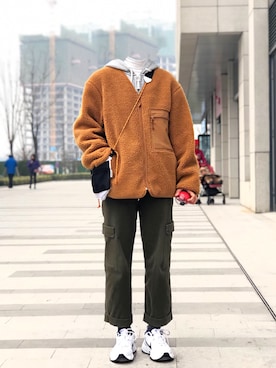 「アイテム（ブルゾン）」を使った、be1さん（レディース・167cm・10代）の冬コーディネート