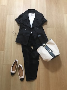 「ME AND HER（ミーアンドハー）のアイテム」を使った、mirukuさん（レディース・157cm）の春コーディネート