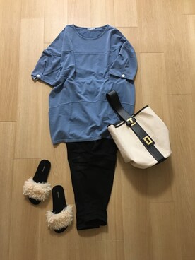 「ME AND HER（ミーアンドハー）のアイテム」を使った、mirukuさん（レディース・157cm）の秋コーディネート