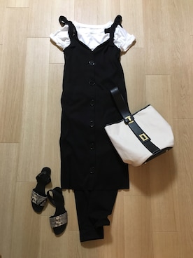 「ME AND HER（ミーアンドハー）のアイテム」を使った、mirukuさん（レディース・157cm）の秋コーディネート