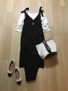 「ME AND HER（ミーアンドハー）のアイテム」を使った、mirukuさん（レディース・157cm）の秋コーディネート