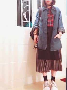 「アイテム（ピアス（両耳用））」を使った、elppaKさん（レディース・161cm・30代）の春コーディネート