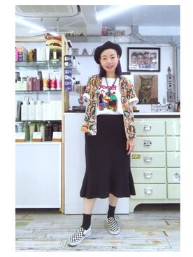 elppaKさん（レディース・161cm）の春コーディネート