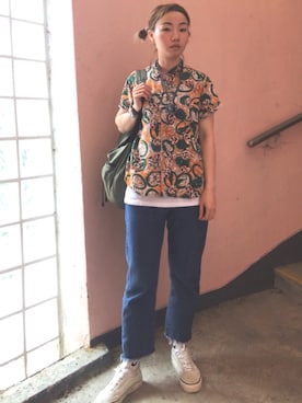 elppaKさん（レディース・161cm）の夏コーディネート