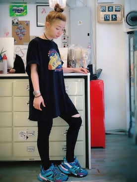 elppaKさん（レディース・161cm）の夏コーディネート