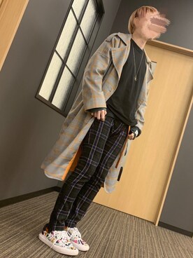 「NOISE MAKER（ノイズメーカー）のアイテム（パンツ）」を使った、くらくんさん（メンズ・164cm）の秋コーディネート