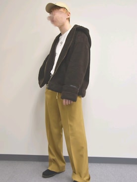 「NOISE MAKER（ノイズメーカー）のアイテム（パンツ）」を使った、くらくんさん（メンズ・164cm）の冬コーディネート