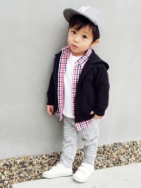 アキラさん（キッズ・90cm）の冬コーディネート