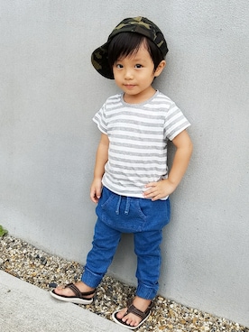 アキラさん(キッズ・90cm)の夏コーディネート