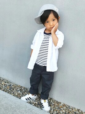 アキラさん（キッズ・90cm）の夏コーディネート