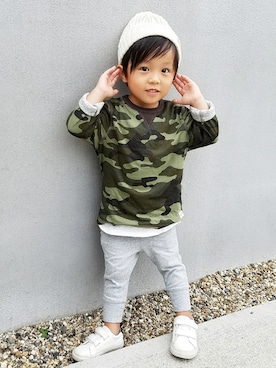 アキラさん（キッズ・90cm）の秋コーディネート