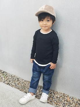 アキラさん（キッズ・90cm）の秋コーディネート