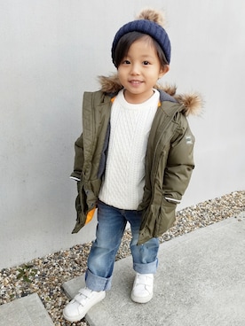 アキラさん(キッズ・90cm)の冬コーディネート