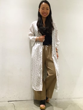 「uncut bound」｜「アイテム（ワンピース/ドレス）」を使った、kuboさん（レディース・162cm）の夏コーディネート