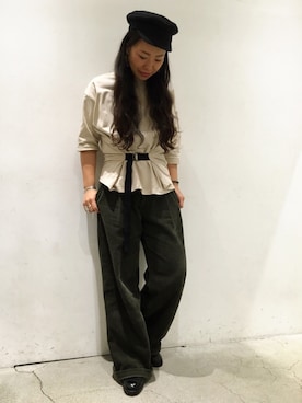 「johnbull」｜kuboさん（レディース・162cm）の秋コーディネート