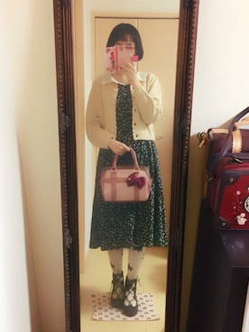 「axes femme（アクシーズファム）のアイテム（ショルダーバッグ）」を使った、✂︎なつみ୨୧⑅さん（レディース・168cm）の秋コーディネート