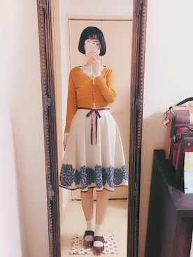 「ショッピング」｜「アイテム（パンプス）」を使った、✂︎なつみ୨୧⑅さん（レディース・168cm）の春コーディネート
