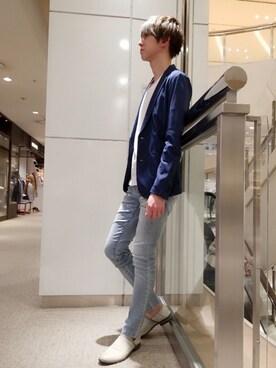 スリッポン グレー系 を使った 革靴 の人気ファッションコーディネート Wear