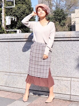 「LIVE」｜「アイテム（その他）」を使った、 i.rina_lovelymommyさん（レディース・162cm）の秋コーディネート