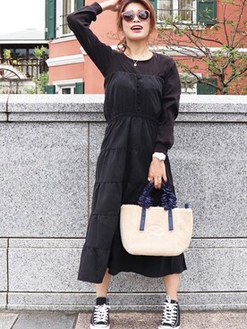 「やっぱりストリートが好き」｜「アイテム（その他）」を使った、 i.rina_lovelymommyさん（レディース・162cm）の秋コーディネート